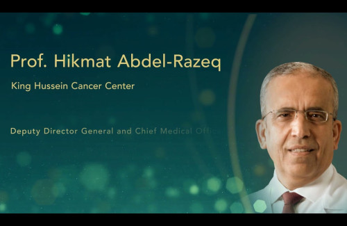 Embedded thumbnail for  جائزة الحسين لأبحاث السرطان - الأستاذ الدكتور حكمت عبد الرازق الفائز عن جائزة المشروع البحثي المتميز