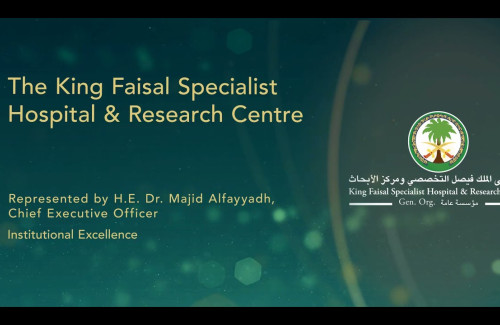 Embedded thumbnail for جائزة الحسين لأبحاث السرطان - مستشفى الملك فيصل التخصصي الفائز عن جائزة التفوّق المؤسّسي